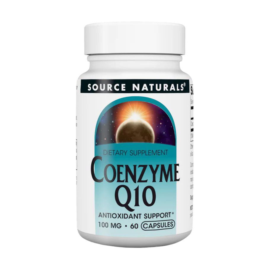 Коензим Q10 Source Naturals Coenzyme Q10, 100 мг, 60 капсул